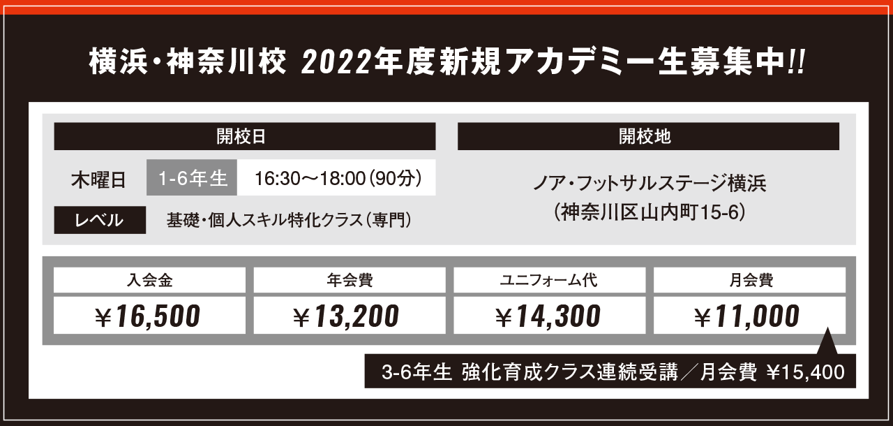 茅横浜神奈川校 2022年度新規アカデミー生募集中!!